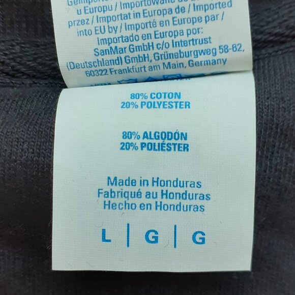 Trump with Cat in Christmas Sweaters - New Large Black Sweatshirt - Picture 4 of 5